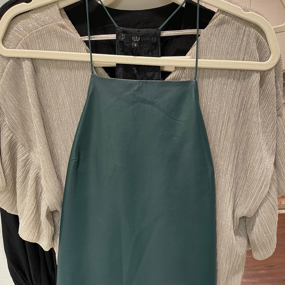 COPY - Tibi leather tank
